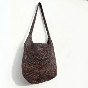 Honest Yoga - Sling bag made from recycle cassette tape